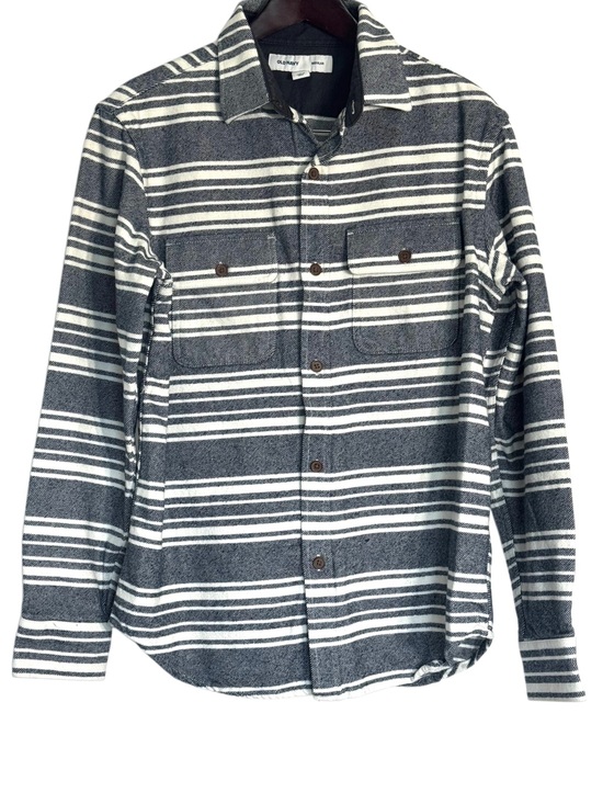Old Navy Other - Old Navy men’s striped Button down shirt/Flanel in size Medium. Navy Color